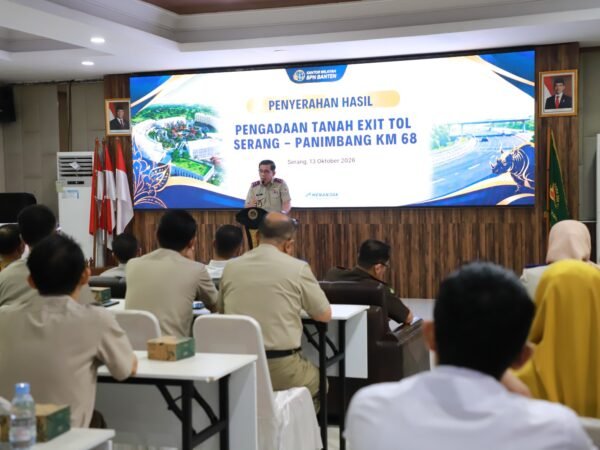 BPN Banten Tuntaskan Pengadaan Tanah Exit Tol Serang-Panimbang KM 68 Senilai Rp57 Miliar